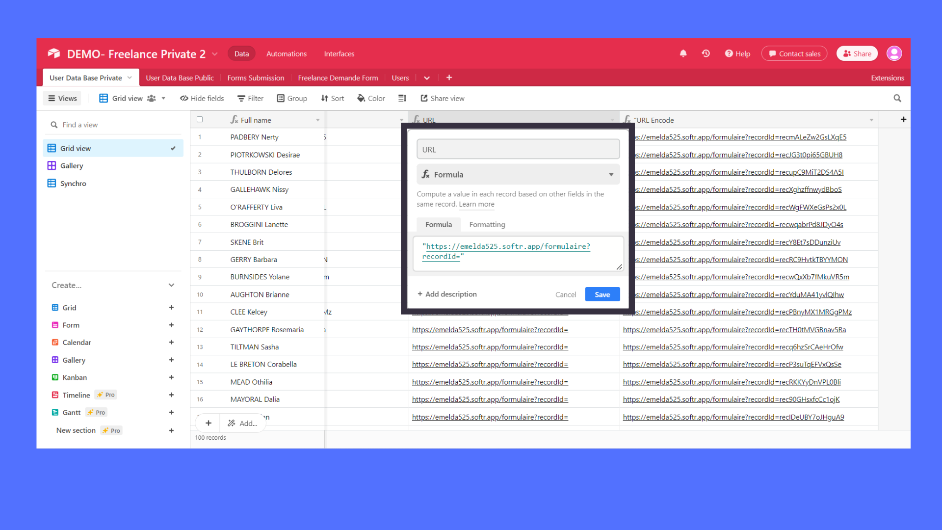 Secure marketplace - airtable database 4