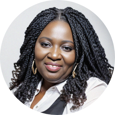 Portrait photo of Pamela Olomola, VP of Product Design at Trulioo, President and Founder at Brave Achievers